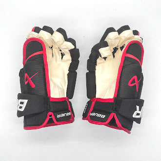 Bauer Vapor Hyperlite - NHL Pro Stock Glove - Taylor Hall (Black/Red)